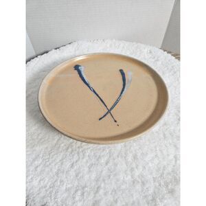 10.5" Handmade Pottery Cake Stand Santa Cruz California Artist Barisof Signed